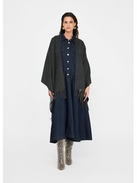 Liu Jo Liu Jo Poncho 2F5034T030071502 Grigio Regular Fit