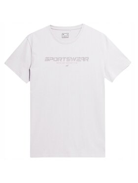 4F 4F T-Shirt 4FSS23TTSHM364 Szary Comfortable Fit
