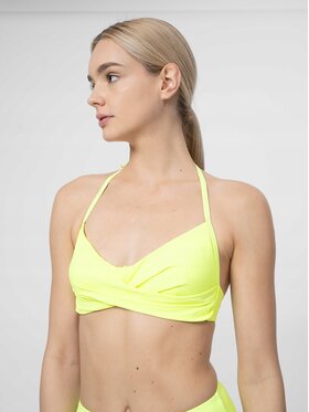 4F 4F Góra od bikini 4FSS23UBKTF027-45N Zielony