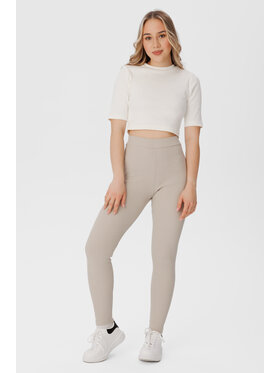 LAURELLA LAURELLA Spodnie dresowe 3TU003 Beżowy Regular Fit