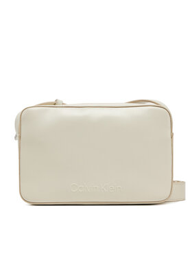 Calvin Klein Calvin Klein Torebka Embossed Logo Camera Bag K60K612555 Beżowy