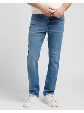 Lee Lee Jeansy BROOKLYN Niebieski Straight Fit