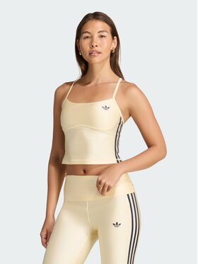 adidas adidas Tank top 168706 Żółty Fitted Fit
