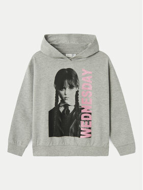NAME IT NAME IT Суитшърт WEDNESDAY 13231904 Сив Regular Fit