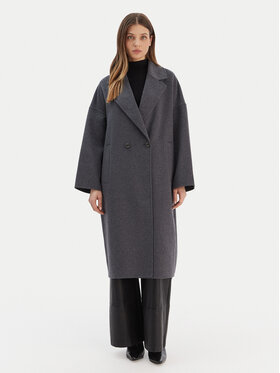 ViCOLO ViCOLO Μάλλινο παλτό TF0003 Γκρι Regular Fit