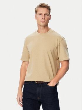 HUGO HUGO T-shirt Dapolino 50488330 Beige Relaxed Fit