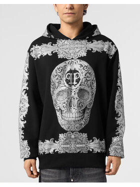 PHILIPP PLEIN PHILIPP PLEIN Mikina 31084 Černá Regular Fit
