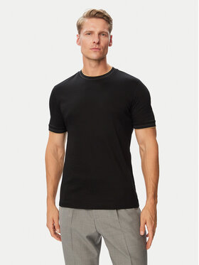 BOSS BOSS Marškinėliai H-Tessler 195 50565570 Juoda Slim Fit