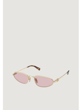 Miu Miu Miu Miu Okulary przeciwsłoneczne 0MU A52S ZVN4I0 Złoty