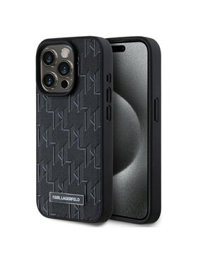 KARL LAGERFELD KARL LAGERFELD Etui na telefon Apple iPhone 15 Pro Czarny