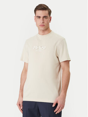 Guess Guess T-krekls M6GI16 K3032 Bēšs Regular Fit