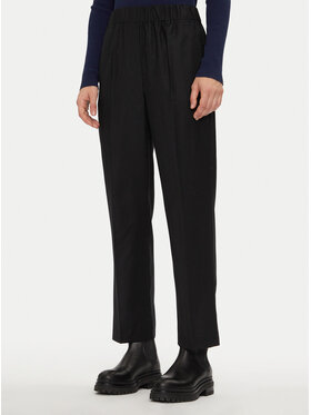 Weekend Max Mara Weekend Max Mara Παντελόνι υφασμάτινο Hateley 2425136052 Μαύρο Regular Fit