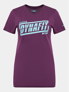 Dynafit Dynafit Marškinėliai Graphic Co W S/S Tee 70999 Violetinė Regular Fit