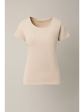 Lancerto Lancerto T-Shirt Arlena TS073226000018 Kremowy Regular Fit