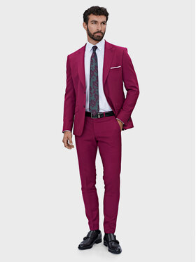 Evenemen Evenemen Garnitur Marrlik Różowy Slim Fit