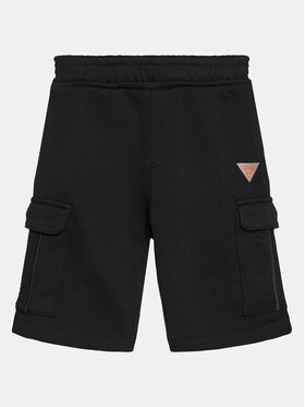 Guess Guess Pantaloni scurți sport L4GD21 KBK32 Negru Regular Fit