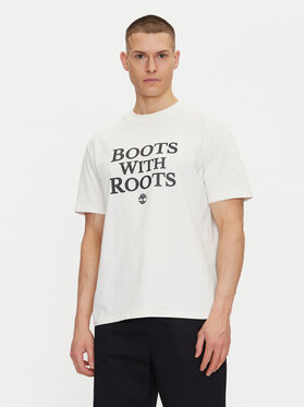 Timberland Timberland T-Shirt TB0A6F4N Λευκό Regular Fit