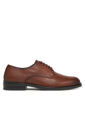 Tommy Hilfiger Tommy Hilfiger Halbschuhe Core Hilfiger Leather Shoe FM0FM05375 Braun