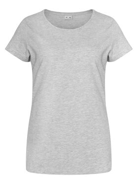 4F 4F Tričko 4FAW23TTSHF0906 Sivá Slim Fit