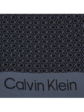 Calvin Klein Calvin Klein Schal Fringes Monogram Scarf 100X200 K60K611118 Schwarz