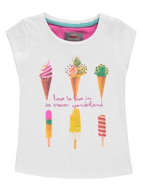 Kanz Kanz T-Shirt 1914001-1000 Biały Basic Fit