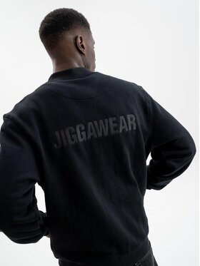 Jigga Wear Jigga Wear Spodnie materiałowe Kurtka Bejsbolówka Męska Czarna Jigga Wear Simple Crown College Jacket XXL Czarny Regular Fit