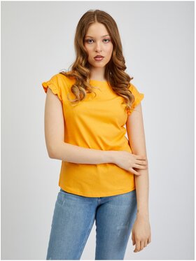 Orsay Orsay Koszula 154154203000__S Pomarańczowy Regular Fit