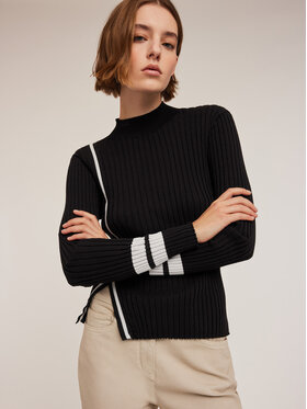 Motivi Motivi Cardigan M352W003501N0Z3 Nero Regular Fit