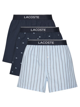 Lacoste Lacoste Set di 3 boxer 7H1283 Blu scuro