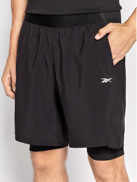 Reebok Reebok Szorty sportowe Epic GL3115 Czarny Regular Fit