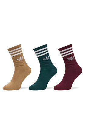 adidas adidas Довгі шкарпетки 3-Stripes JZ4945 Кольоровий