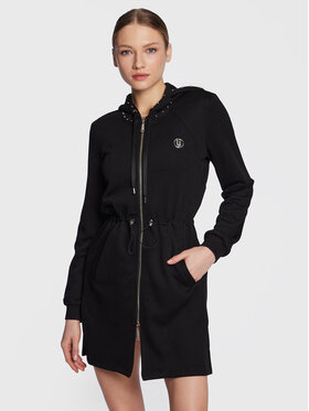 Liu Jo Sport Liu Jo Sport Strickkleid TA3083 JS178 Schwarz Regular Fit