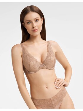 Esotiq Esotiq Biustonosz push-up 40556 Brązowy