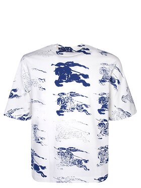 Burberry Burberry T-Shirt 808212 Niebieski Regular Fit