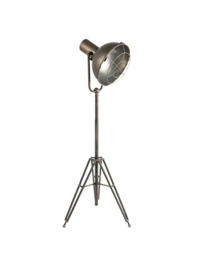 MIAhome MIAhome Lampa podłogowa Factory grey 175 cm Szary
