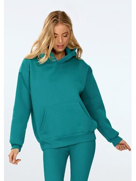 DKaren Sport DKaren Sport Bluza Oseye Turkusowy Classic Fit