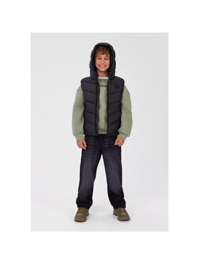 minoti minoti Kamizelka 33GILET503 Czarny Regular Fit