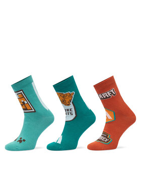 adidas adidas Șosete lungi Adidas Minecraft Youth Socks KR2354 Verde