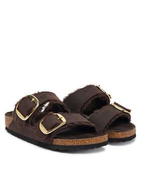Birkenstock Birkenstock Klapki Arizona Big Buckle 1032982 Brązowy ciemny