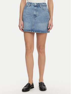Tommy Hilfiger Tommy Hilfiger Spódnica jeansowa WW0WW44392 Niebieski Regular Fit