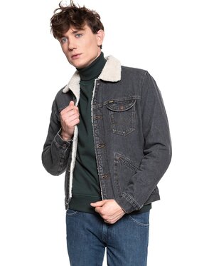 Wrangler Wrangler Kurtka zimowa 124MJ SHERPA Szary Regular Fit