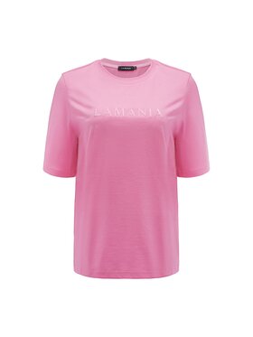 La Mania La Mania T-shirt LUCY 2 Rosa Basic Fit
