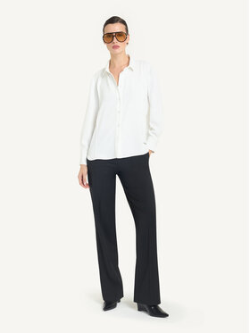 KMX KMX Bluzka 504950002 Biały Straight Fit
