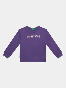 United Colors Of Benetton United Colors Of Benetton Felpa 3J70G10A5 Viola Regular Fit