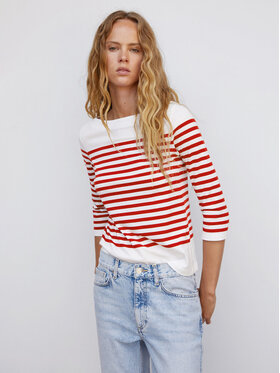 Mango Mango Bluzka Parisian 57034402 Biały Regular Fit