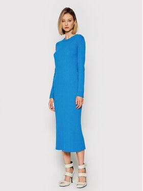 Liviana Conti Liviana Conti Φόρεμα υφασμάτινο F1WC36 Μπλε Slim Fit