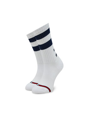 Tommy Hilfiger Tommy Hilfiger Klasické ponožky Unisex 701225510 Bílá