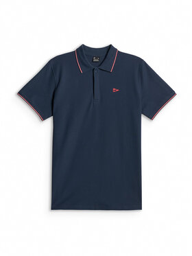 4F 4F Polo LAKESIDE ESCAPE Granatowy Regular Fit