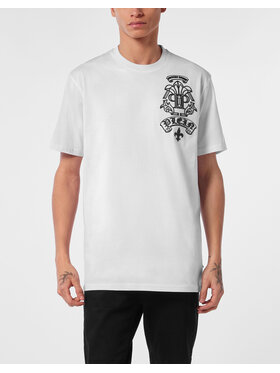 PHILIPP PLEIN PHILIPP PLEIN T-Shirt 24729 Biały Regular Fit