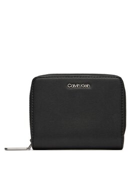 Calvin Klein Calvin Klein Portafoglio piccolo da donna Ck Must Z/A Wallet W/Flap Md K60K607432 Nero